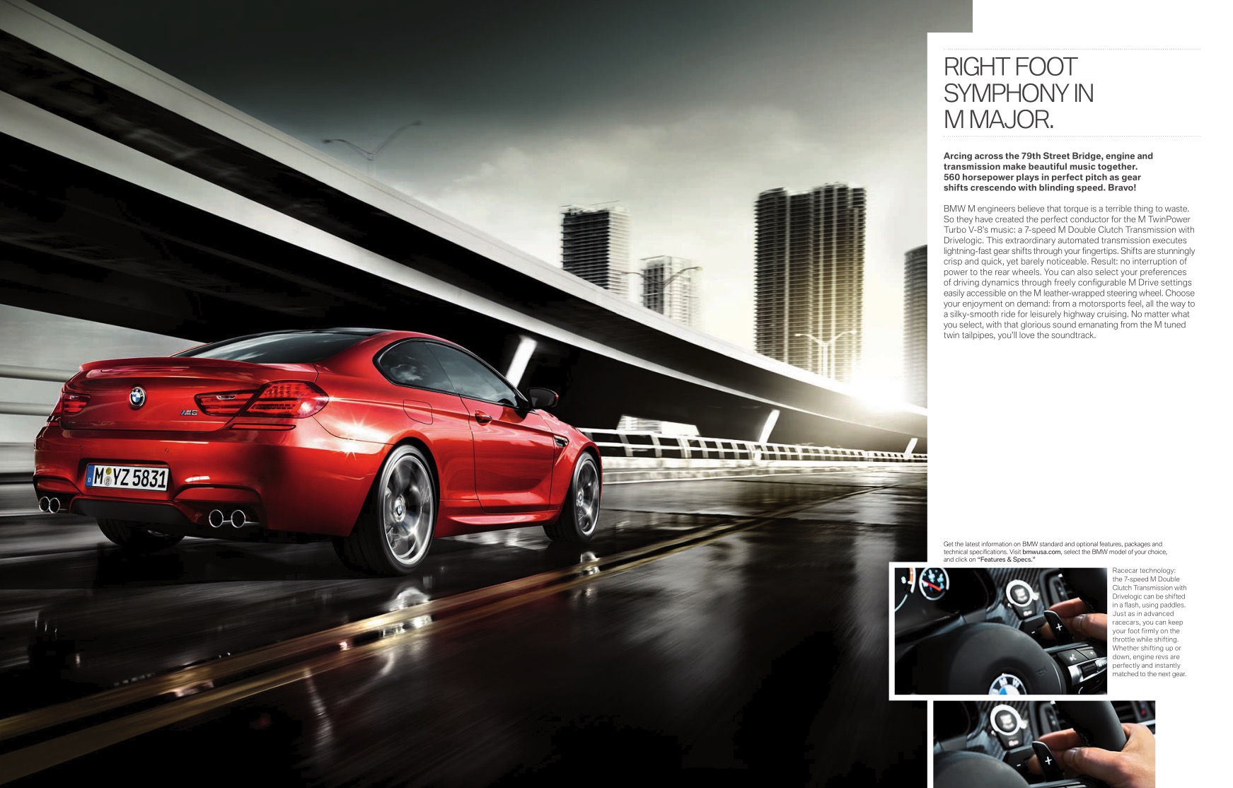2014 BMW 6-Series M6 Brochure Page 10
